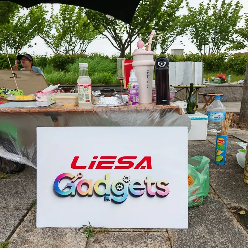 تعقد LIESA Gadgets مبنى فريق التخييم في الهواء الطلق لتوحيد الفريق في مجال أعمال أجهزة التنظيف العالمية